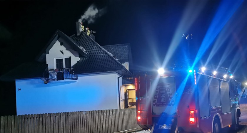Akcja gaszenia pożaru w Zambskach Starych