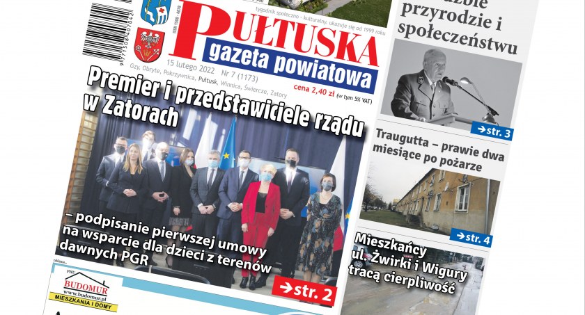 W 7 numerze Pułtuskiej Gazety Powiatowej