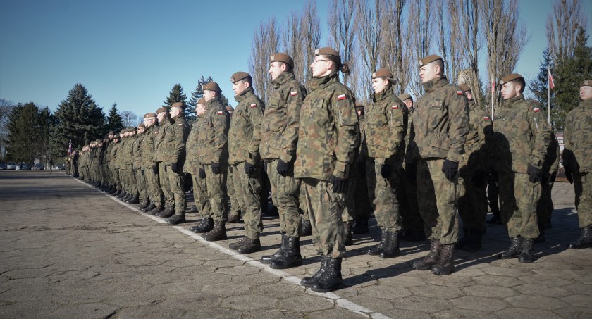 Pierwsza w tym roku przysięga u mazowieckich terytorialsów