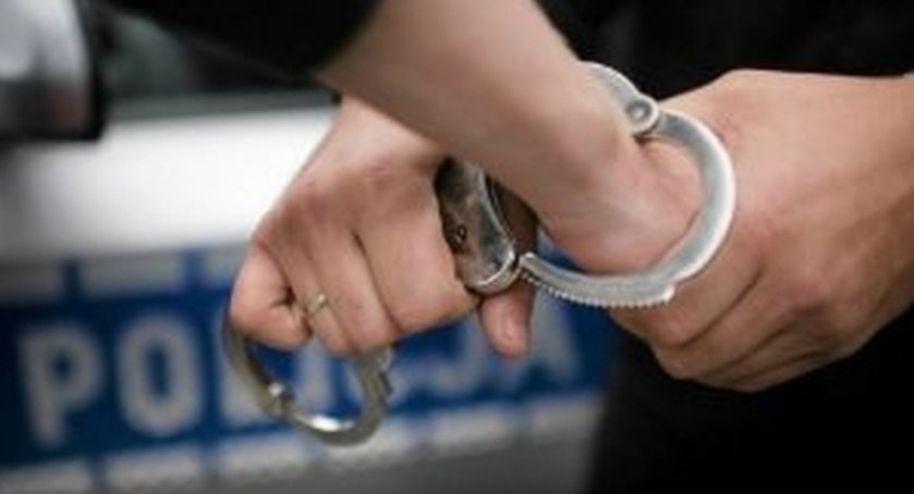 Złodziej w rękach policji