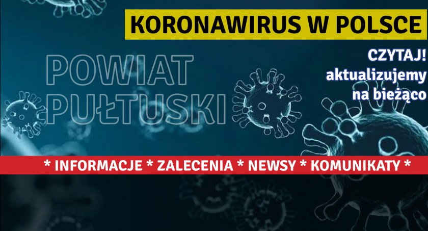 22 lutego: kolejni mieszkańcy powiatu zakażeni koronawirusem