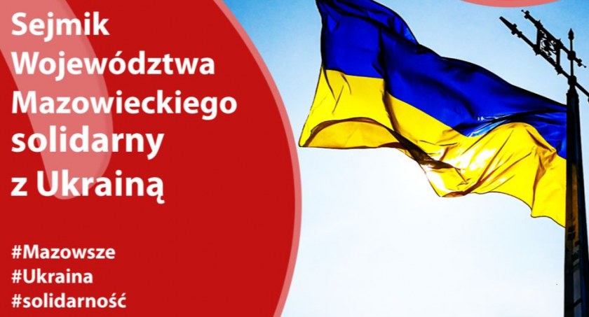 Mazowsze solidarne z Ukrainą