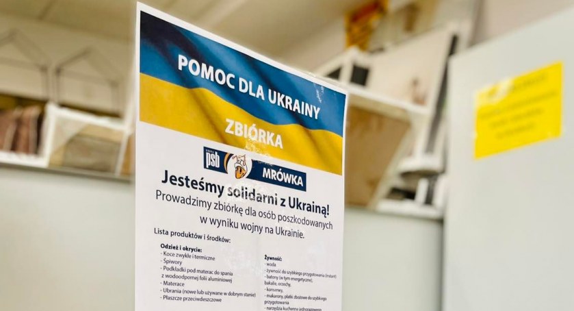 Zbiórka darów dla Ukraińców w pułtuskiej Mrówce