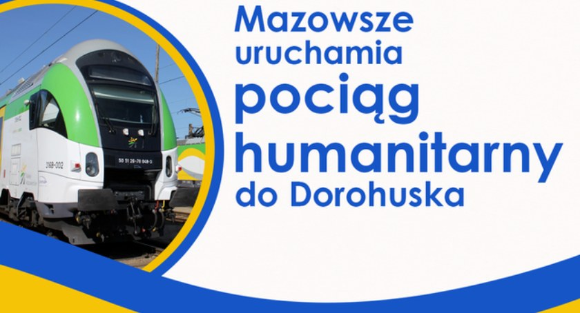 Mazowsze uruchamia pociąg humanitarny do Dorohuska