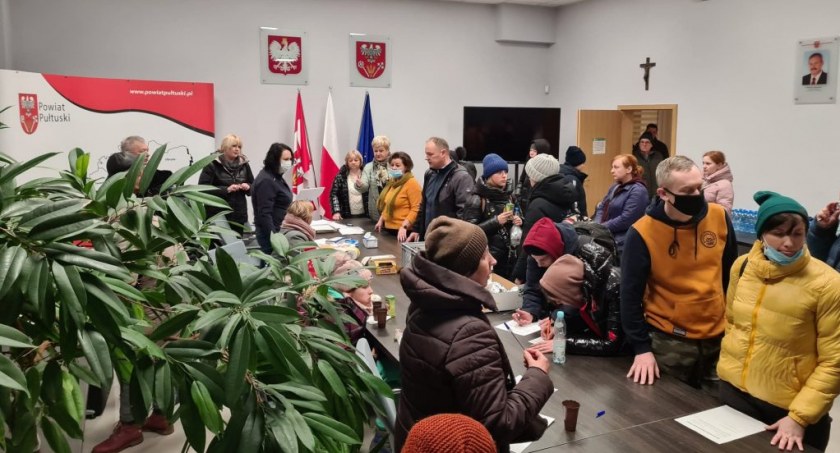 Powiat pułtuski przyjął uchodźców z Ukrainy