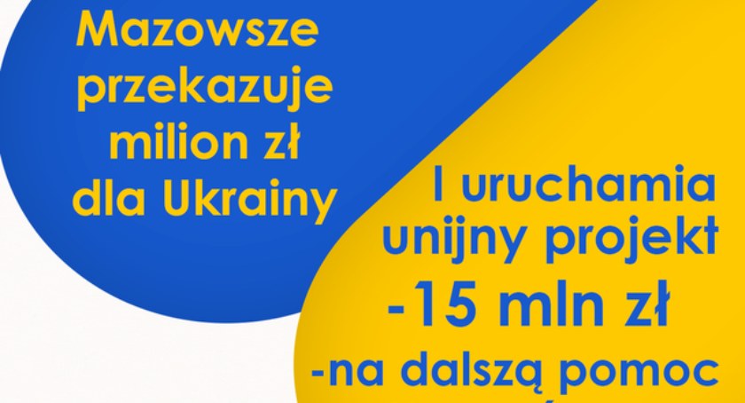 Miliony od Mazowsza dla Ukrainy