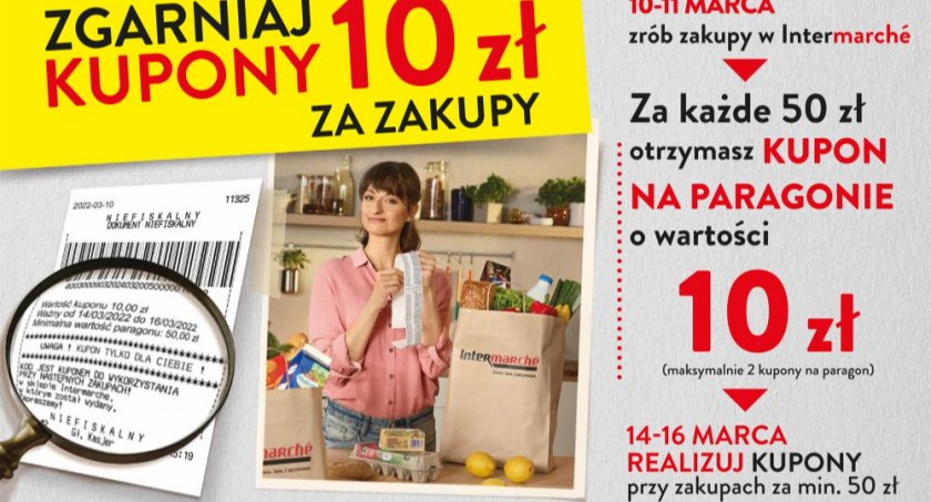 Kupony za zakupy – gdzie? W Intermarche!