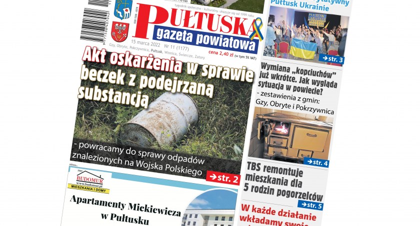 W 11 numerze Pułtuskiej Gazety Powiatowej
