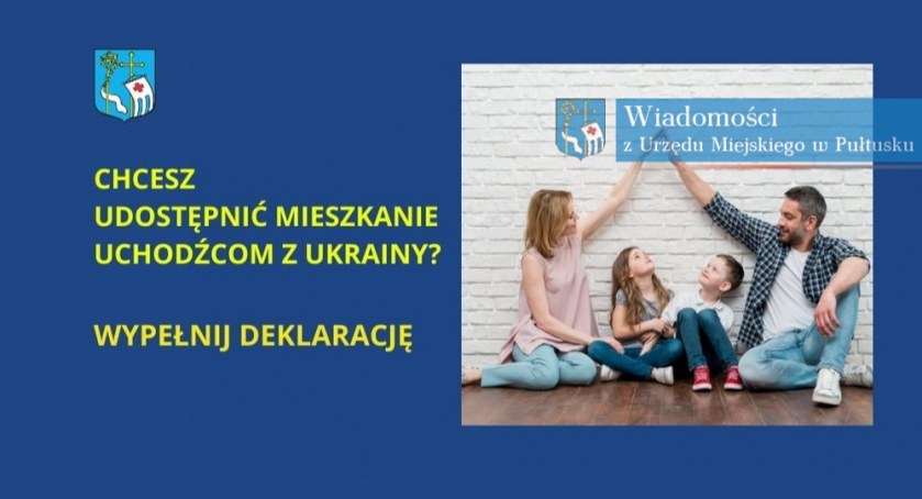 Komunikat w sprawie deklaracji udostępnienia lokali mieszkalnych lub domów dla uchodźców