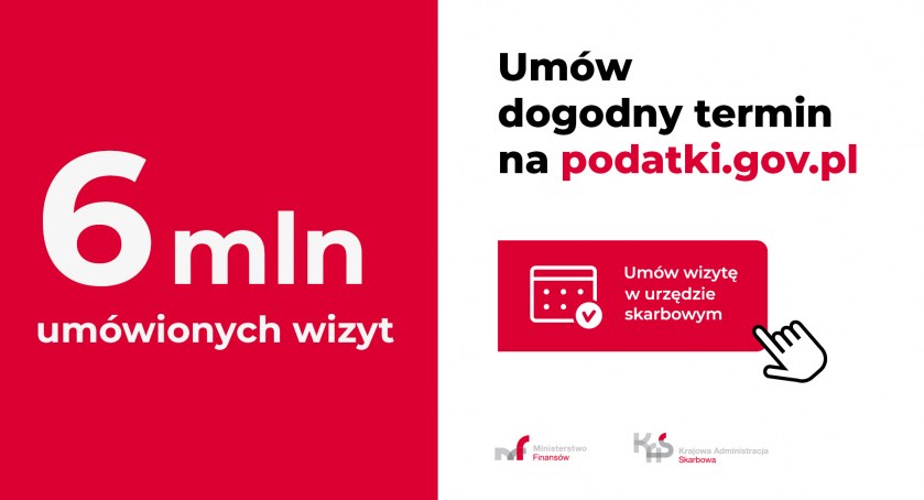 Ponad 900 tys. wizyt umówionych w mazowieckich urzędach skarbowych