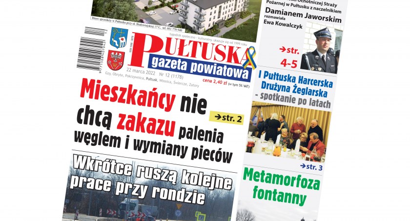 W 12 numerze Pułtuskiej Gazety Powiatowej