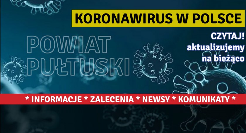29 marca: dobowy raport dla powiatu pułtuskiego