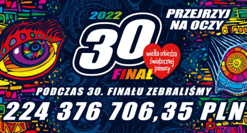 Ponad 224 miliony złotych - poznaliśmy wynik 30. Finału WOŚP