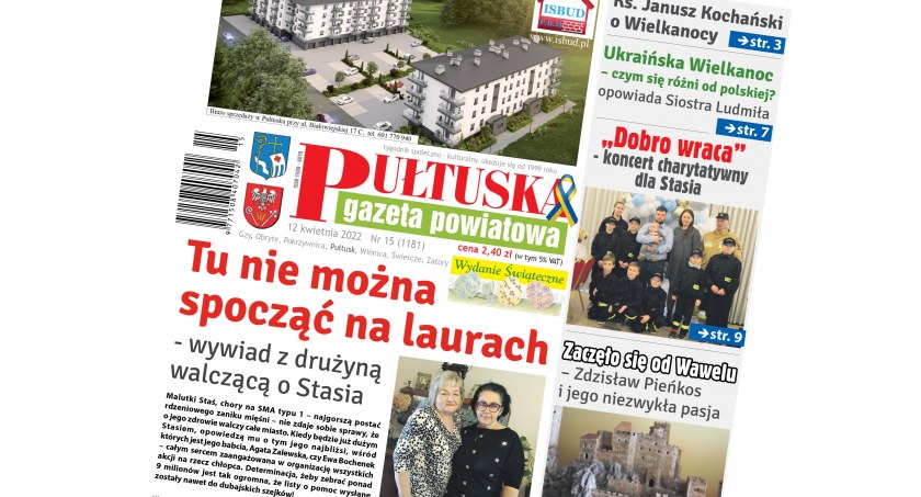 W 15 świątecznym wydaniu Pułtuskiej Gazety Powiatowej