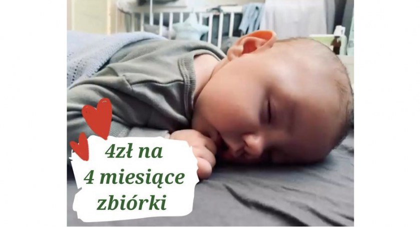 4 zł na 4 miesiące zbiórki - wesprzyjmy Stasia!