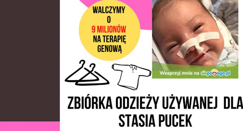 Zbiórka używanej odzieży - kolejna akcja dla Stasia 