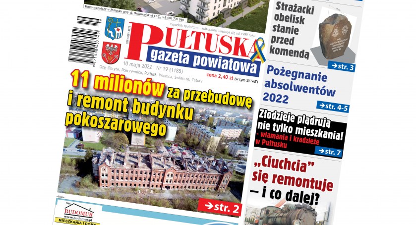 W 19 numerze Pułtuskiej Gazety Powiatowej