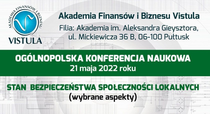 Ogólnopolska konferencja o bezpieczeństwie - zaproszenie