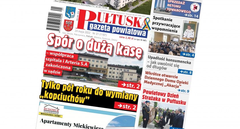 W 21 numerze Pułtuskiej Gazety Powiatowej