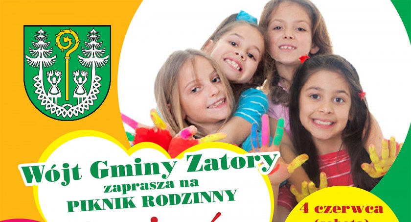 Wójt Gminy Zatory zaprasza na piknik rodzinny z okazji Dzień Dziecka
