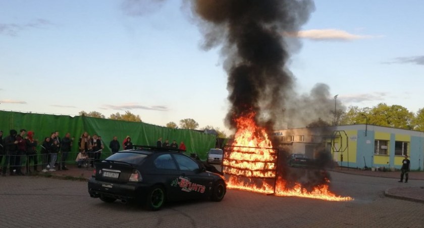 Kaskaderskie pokazy w Pułtusku