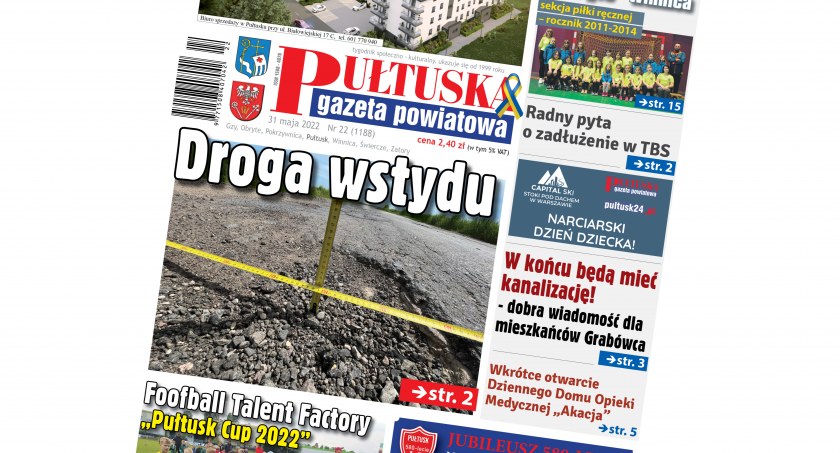 W 22 numerze Pułtuskiej Gazety Powiatowej