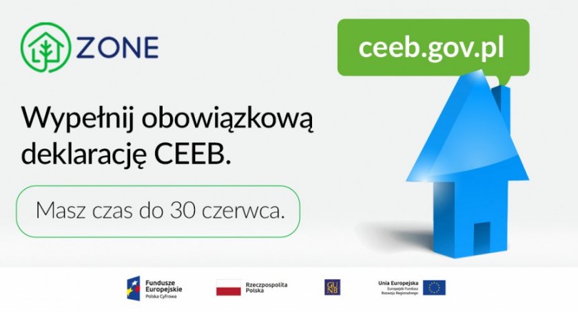 Przypominamy o obowiązku wypełnienia deklaracji CEEB - zgłoś, czym ogrzewasz budynek!