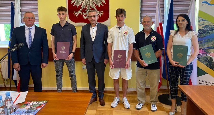 Wójt docenił osiągnięcia sportowe młodych mieszkańców gminy