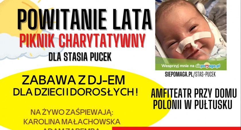 Powitajmy lato na Pikniku Charytatywnym dla Stasia