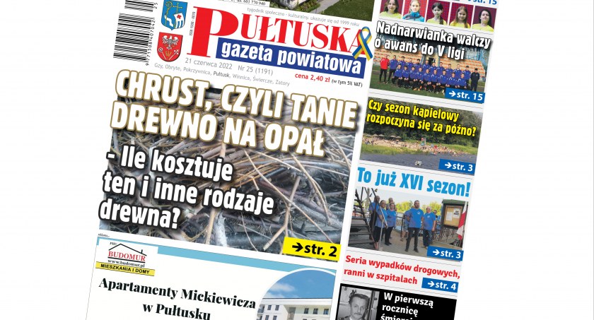W 25 numerze Pułtuskiej Gazety Powiatowej