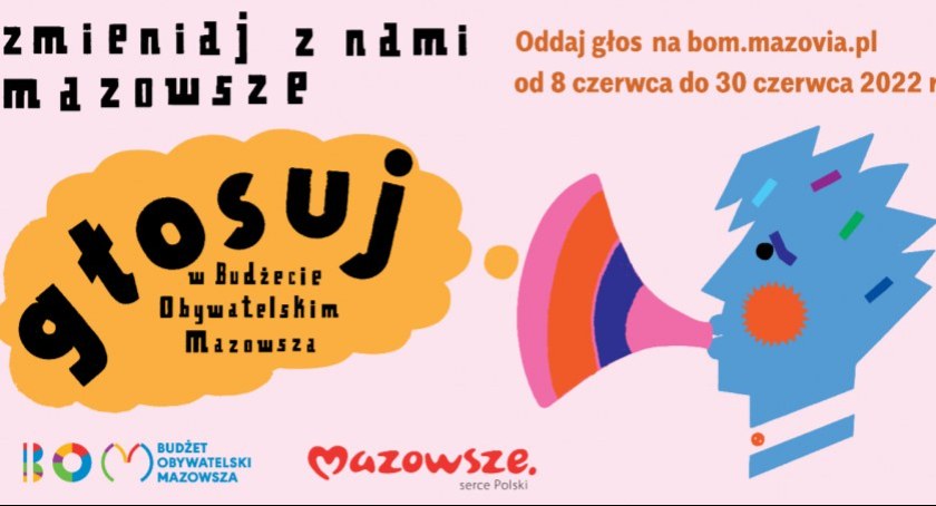 Głosuj na projekt z naszego powiatu - ostatnie dni na głosowanie w Budżecie Obywatelskim Mazowsza! 
