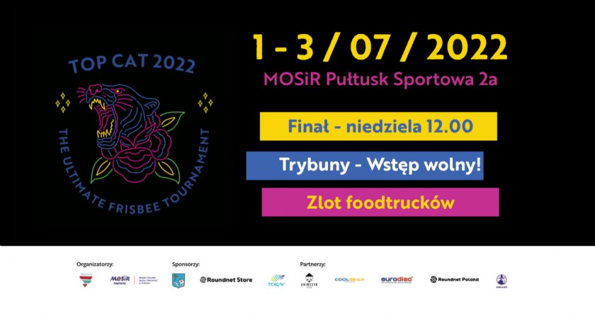 TOP CAT 2022 - zaproszenie na turniej frisbee