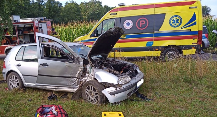 Młody, nietrzeźwy kierowca spowodował wypadek