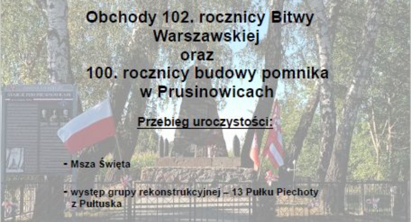 Uroczystość w Prusinowicach - zaproszenie