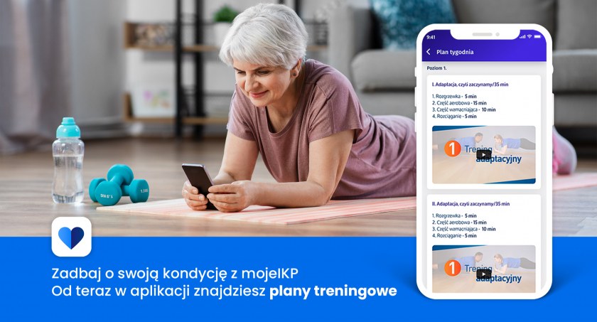 Zadbaj o formę w 8 tygodni z aplikacją mojeIKP