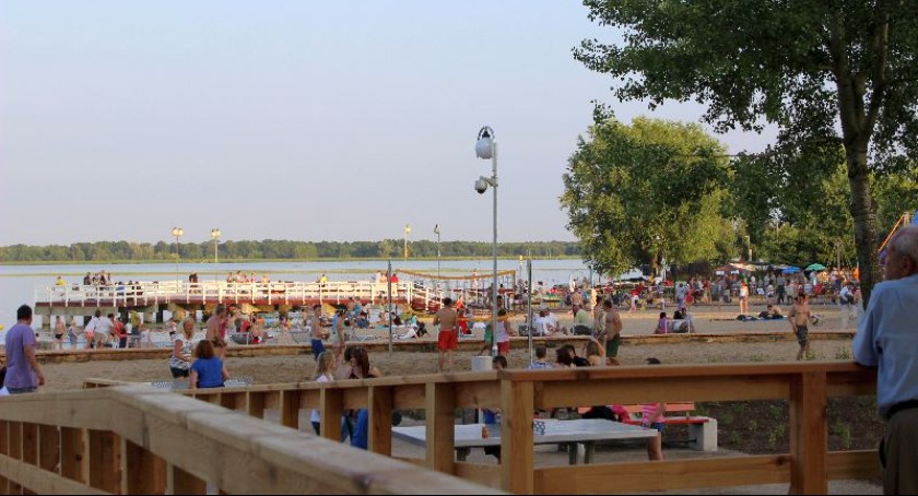 Plaża u sąsiadów nieczynna