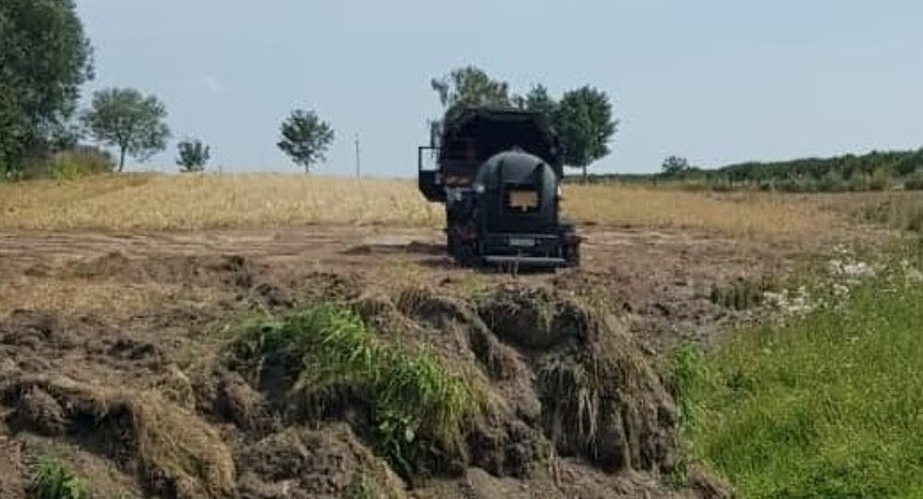 Na działce w Przemiarowie znaleziono granaty moździerzowe