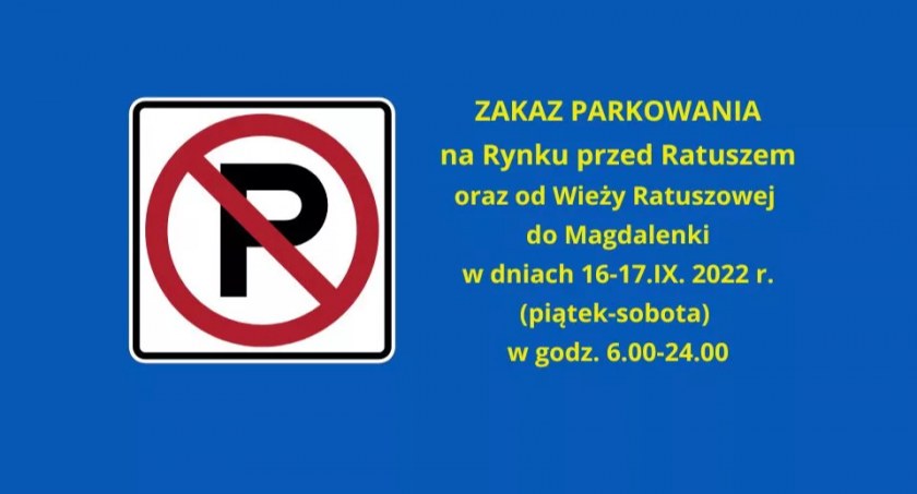 Zakaz parkowania na pułtuskim rynku i nie tylko