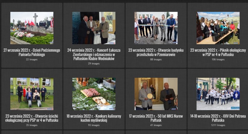 Nowe fotogalerie z wrześniowych wydarzeń - zapraszamy na pultusk24.pl