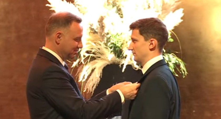 Pułtuszczanin Jakub Trojgo odznaczony Srebrnym Krzyżem Zasługi