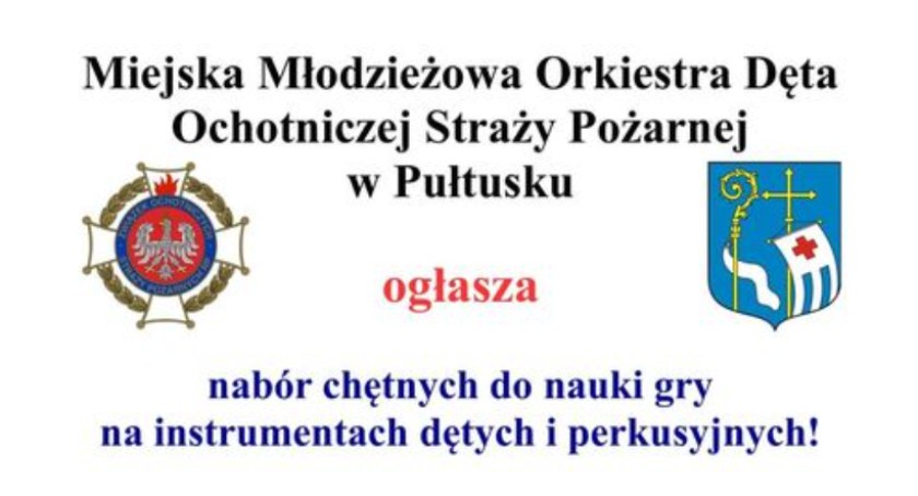 Trwa nabór do pułtuskiej orkiestry