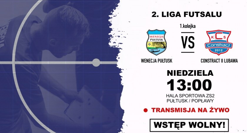 FUTSAL II LIGA: pierwszy mecz Wenecji Pułtusk już w niedzielę!