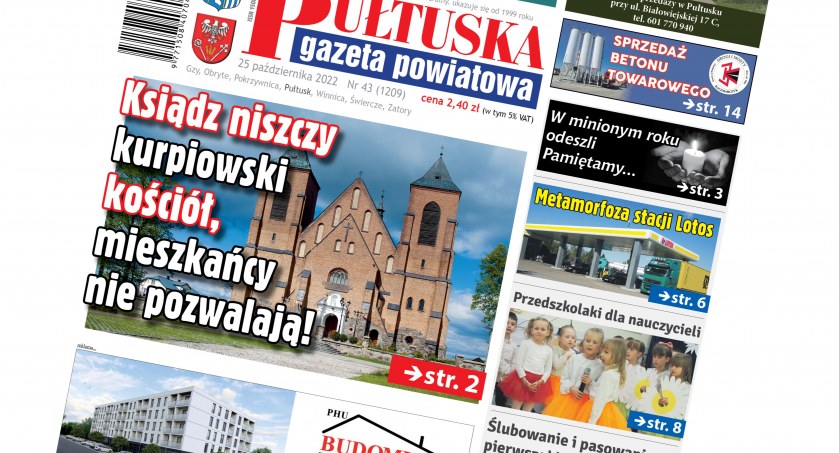 W 43 numerze Pułtuskiej Gazety Powiatowej