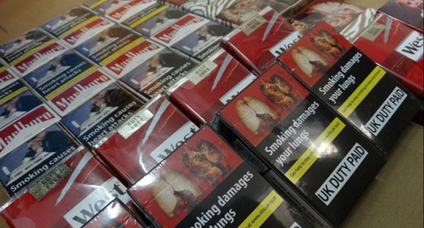 Wysoka kara grzywny za posiadanie nielegalnych papierosów
