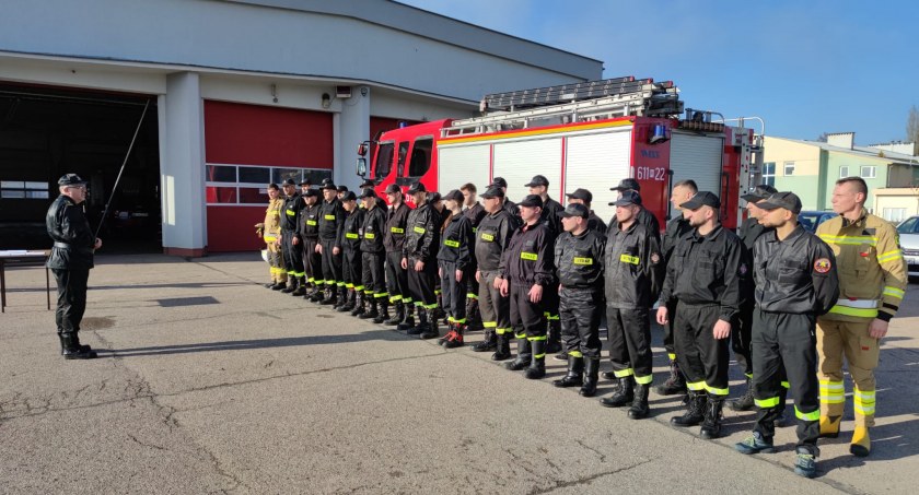 Strażackie szkolenie ochotników z powiatu