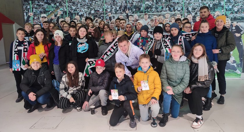 Uczniowie Trójki kibicowali Legii Warszawa