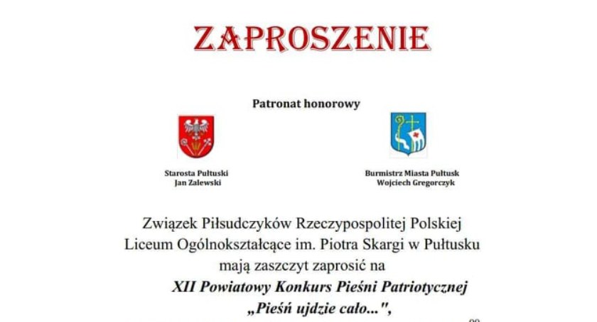 Pieśń ujdzie cało... już w najbliższy piątek