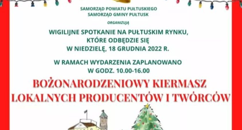 Wigilia dla mieszkańców i kiermasz bożonarodzeniowy 