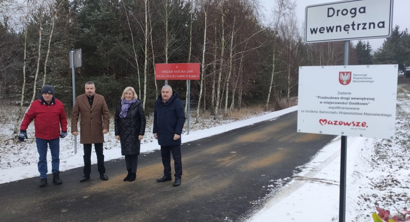 Przebudowa drogi w Gostkowie zakończona