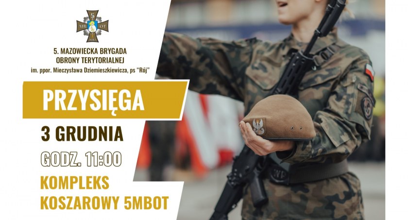 Przysięga wojskowa w „Mazowieckiej Piątce”